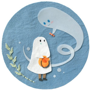 Ghost Candy Illustration by Miki Sato