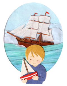 Little Sailor Illustration by Miki Sato