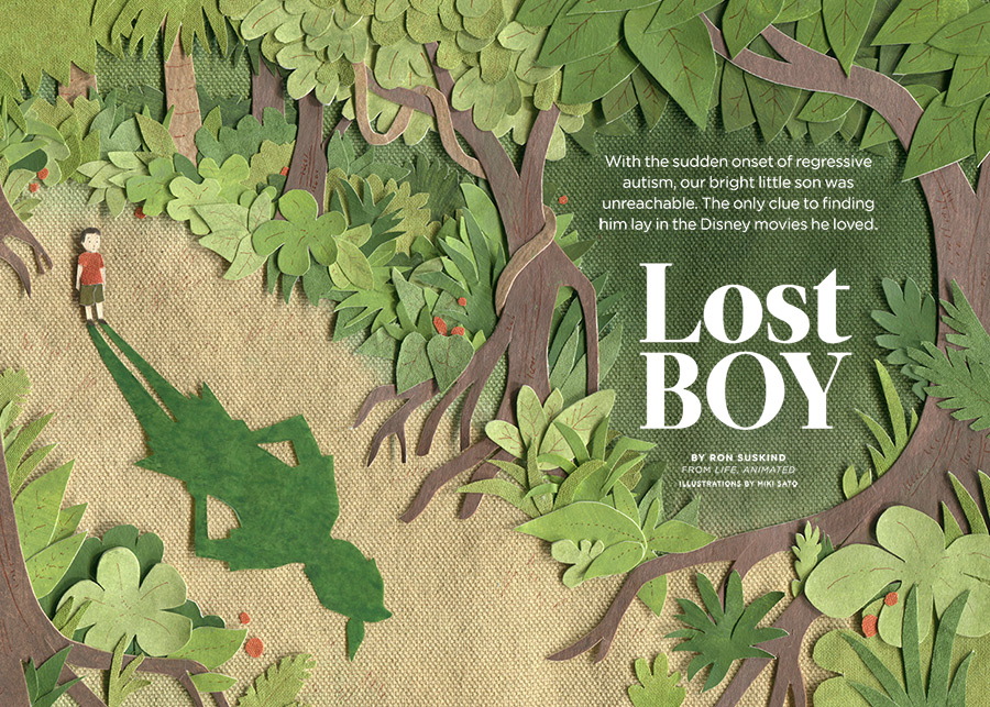 Reader's Digest Canada - Lost Boy Illustration by Miki Sato