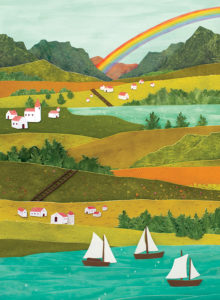 The Walrus - The Rainbow Festival Illustration by Miki Sato